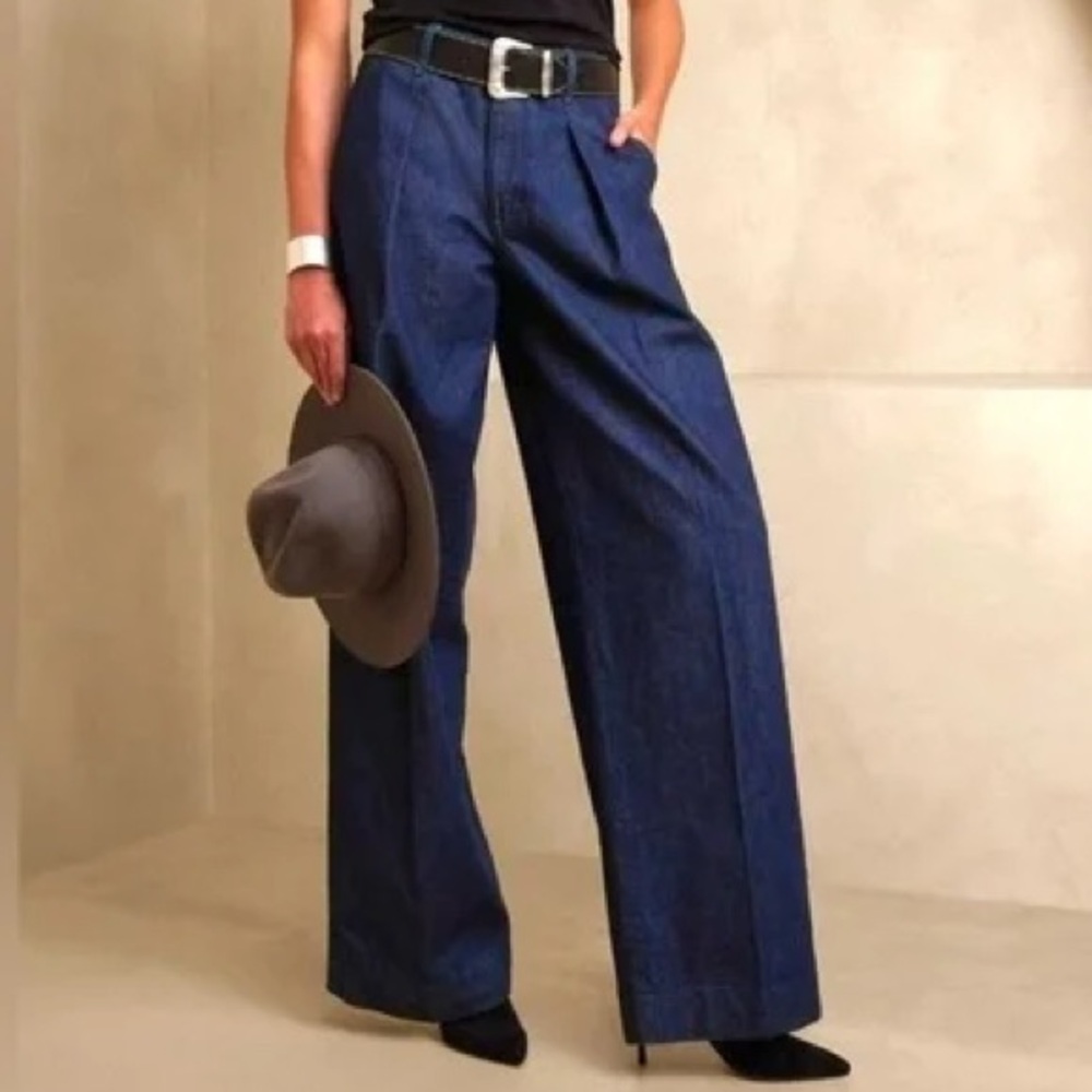 Banana Republic Cote Wide Leg Denim Jeans : 27/4